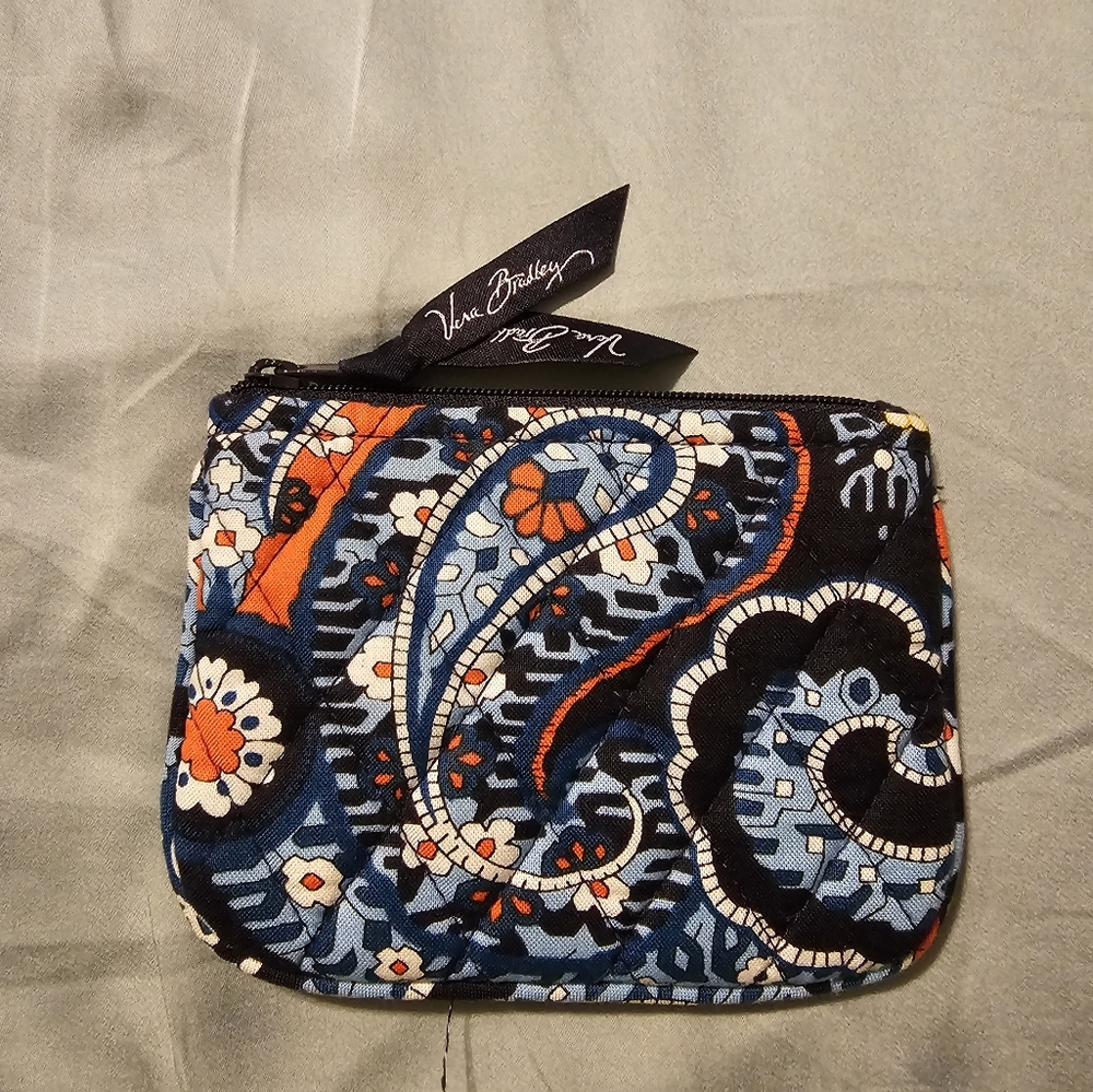 Vera Bradley EUC Small Pouch in Paisley Marrakesh - Picture 2 of 4